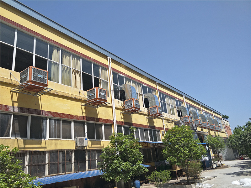 武漢文化用品廠冷風機降溫案例