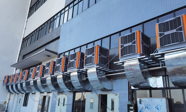 廠房降溫設備多樣式組合(二）