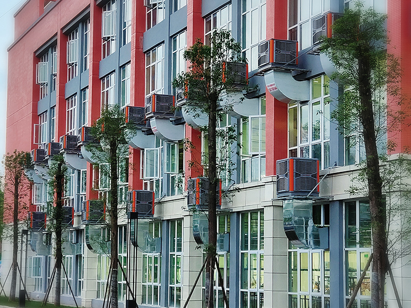 花邊刺繡廠環(huán)保空調(diào)武漢黃陂工程案例