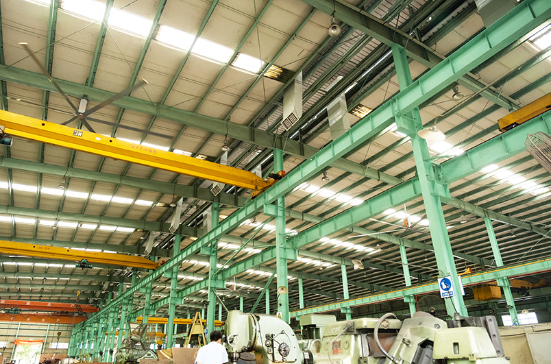 大型鋼構廠房降溫方案