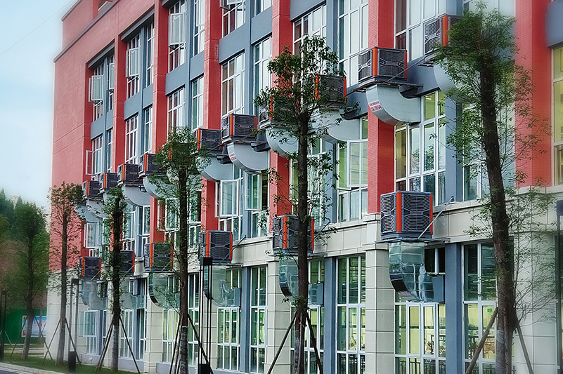 制鞋廠環(huán)保空調(diào)降溫通風換氣案例