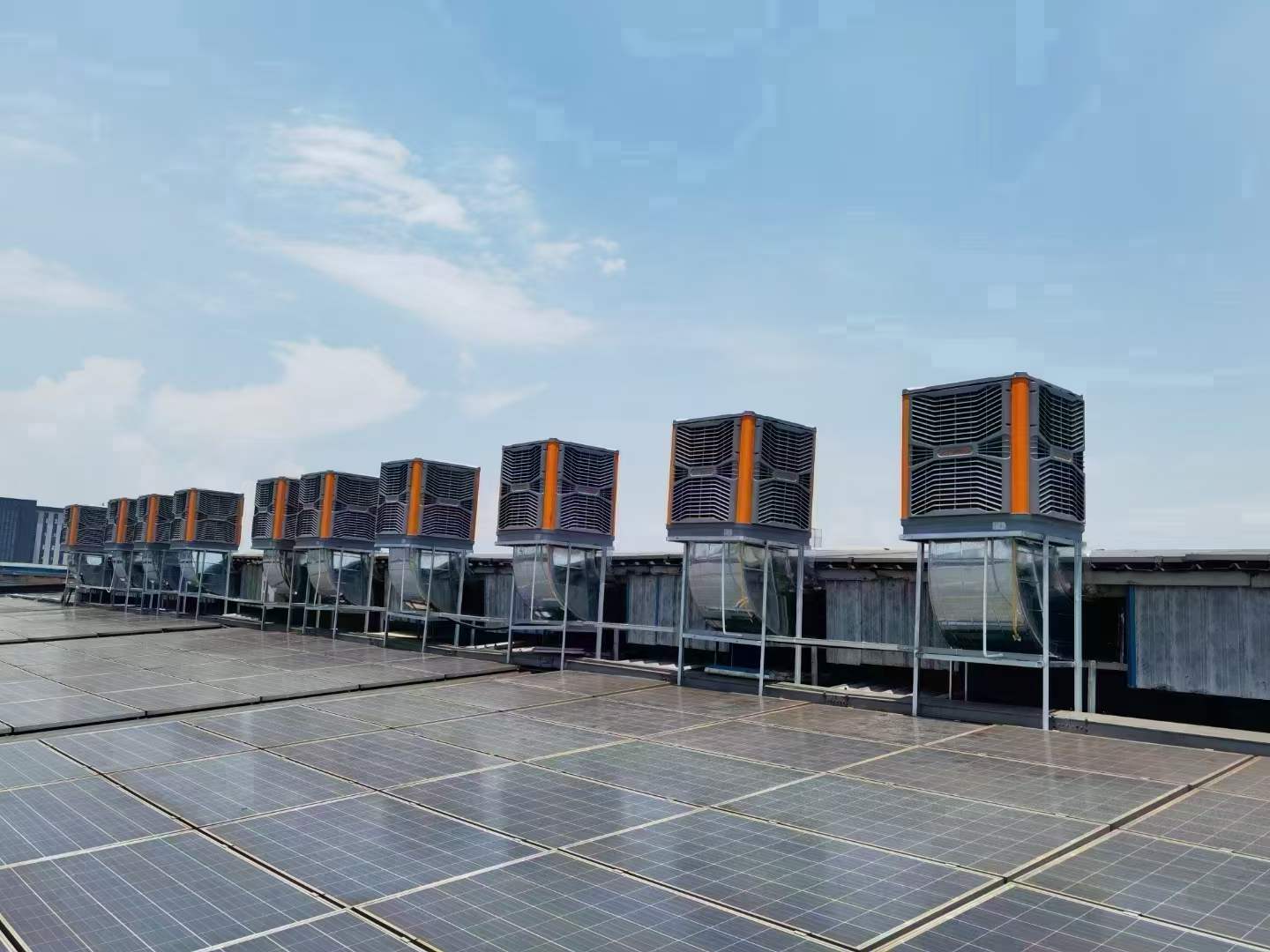 塑膠注塑車間冷風機通風降溫案例