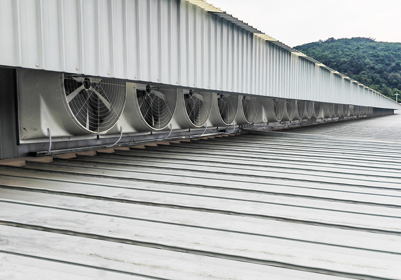 負壓風機屋頂氣樓通風換氣案例