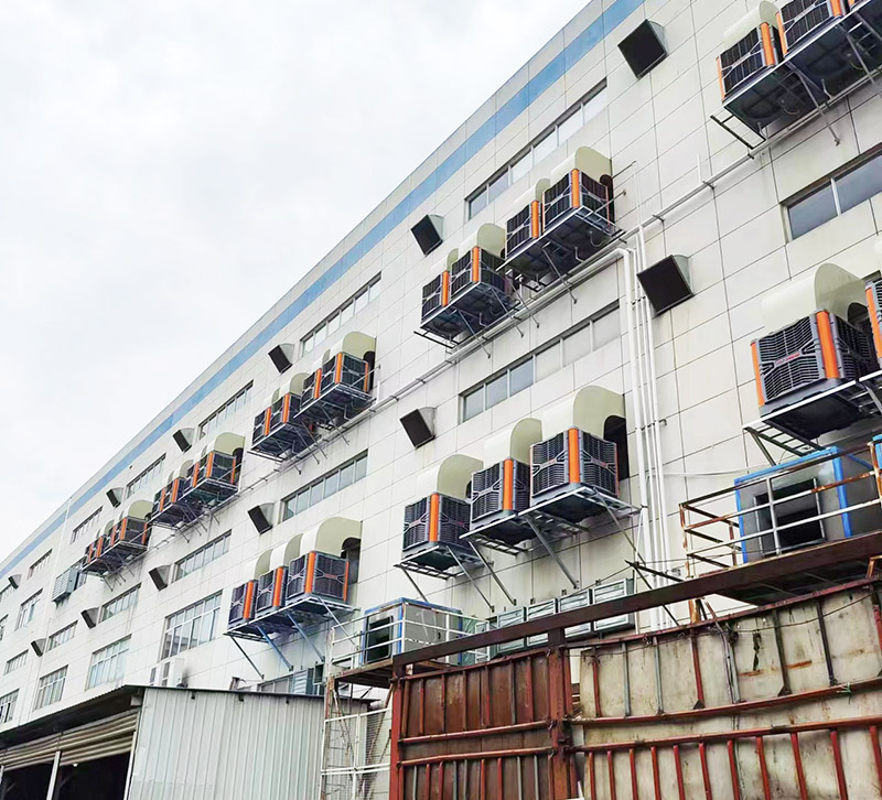 家具廠 車間通風(fēng)除塵降溫案例