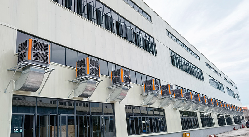 武漢四方文化用品公司環(huán)?？照{(diào)降溫案例